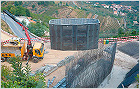 Cassaforma auto rampicante per pilieri. Viadotto di Rio Corgo (Portogallo)