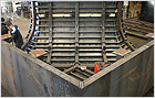 Coalca Industrial boilermaking Madrid (Spain). Metal formworks for concrete precast structures. Industrial and civil engineering Spain