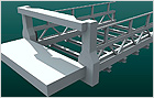 Self-portant bedplate. Locate U-beam formwork (Spain)